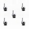 Service Caster 2 Inch Bright Chrome Ball Caster - 7/16 Inch Grip Ring Stem - SCC, 5PK SCC-GR01S20-DCS-BC-71678-5 - alternate 1